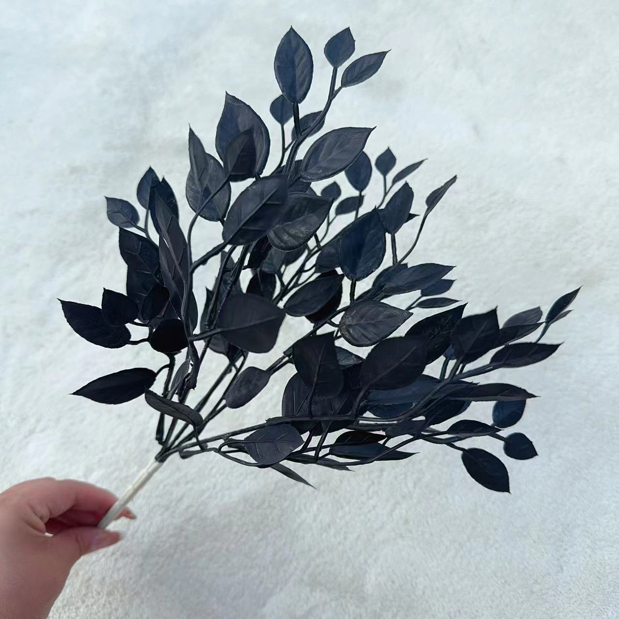 Home Decor Event - Black Halloween Artificial Flower Decor Plant