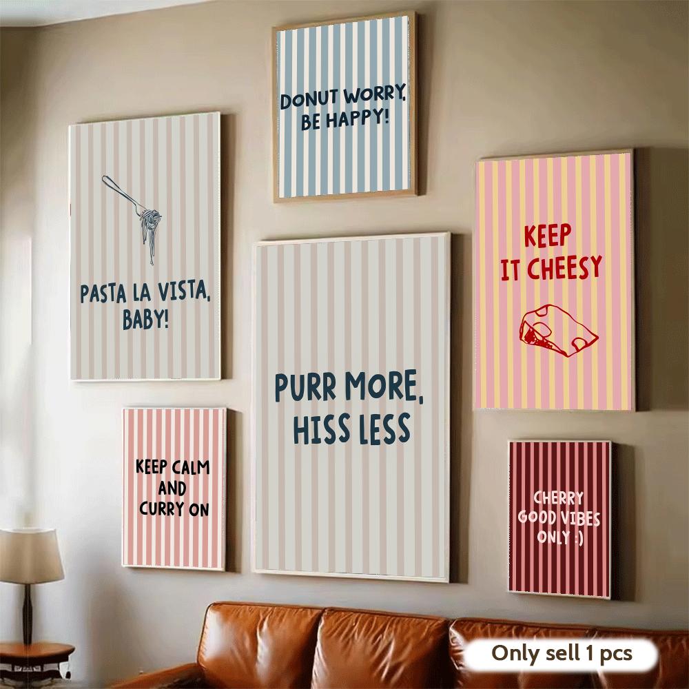 Home Decor Quotes Ideas - Funny Quotes Dopamine Decor Poster Modern