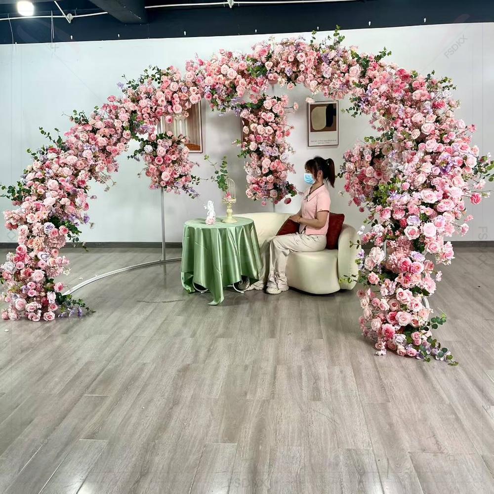 Home Decor Event - FSDKX Customized Artificial Rose Pink Flower