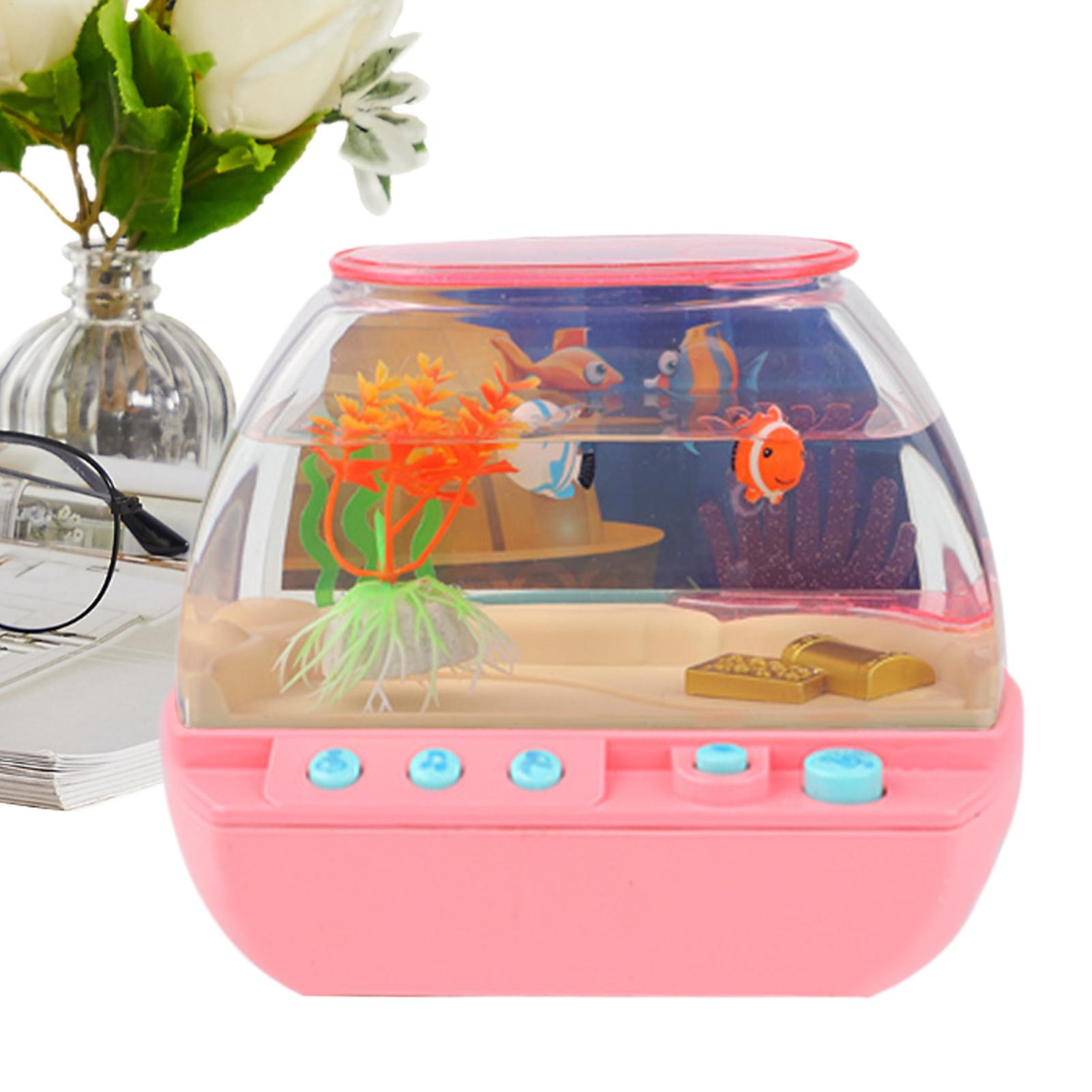 Home Decor Lighting - Toy Fish Tank Home Decoration With