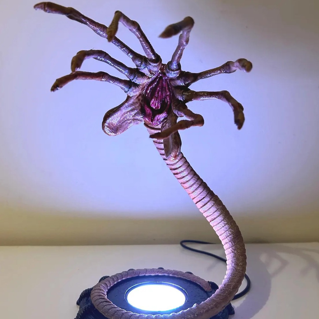 Home Decor Lighting - Alien Facehugger Lamp Nightlight, Flashing Halloween