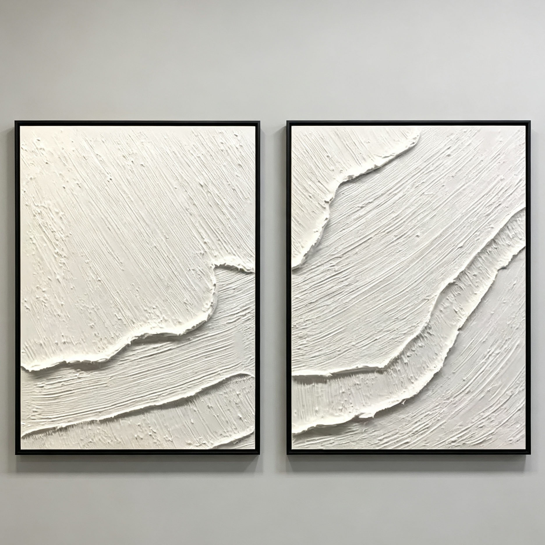 Hand-Painted White 3D Thick Te - Home Decor White 评论和价格