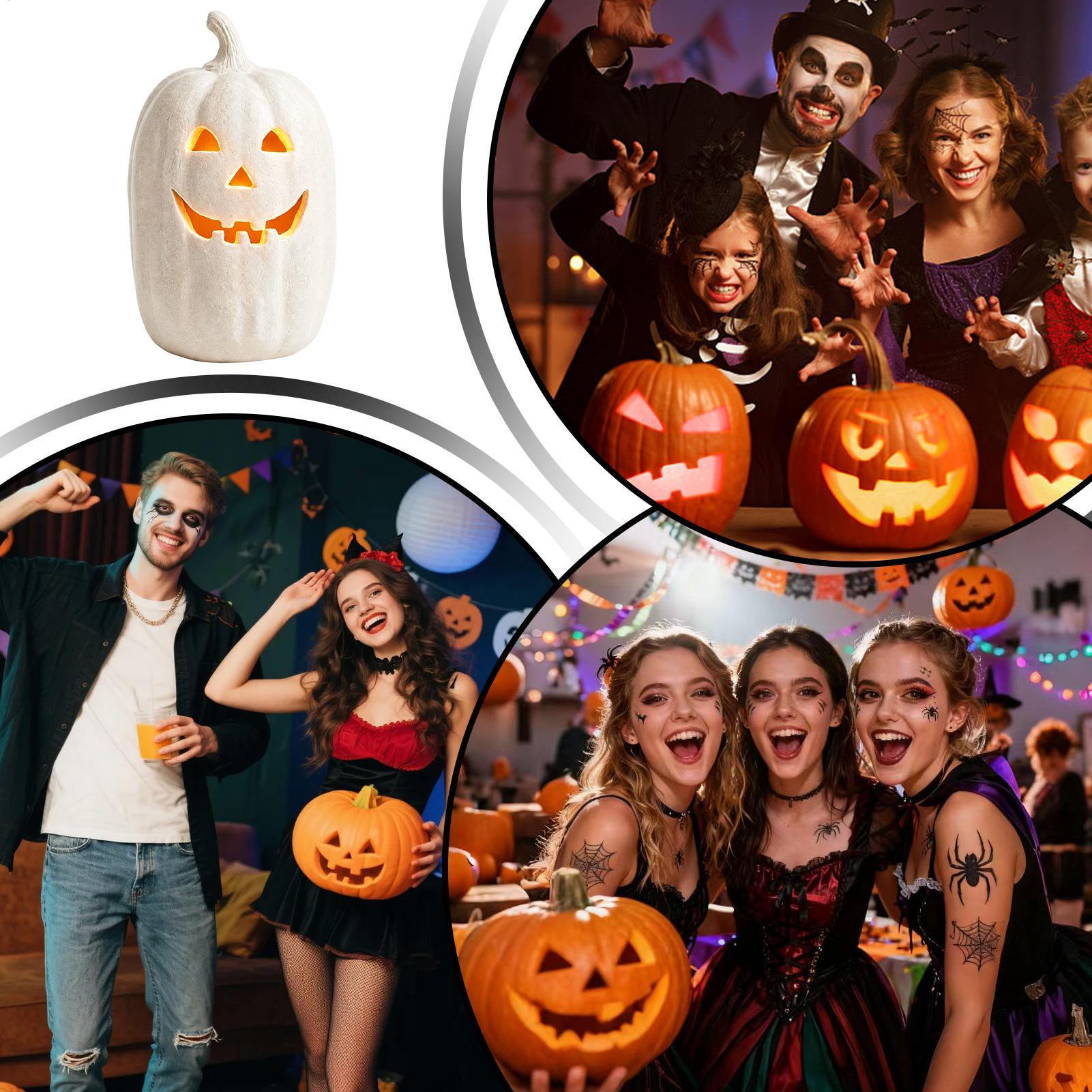 Halloween Pumpkins Crafts Resi - Home Decor Resin 评论和价格