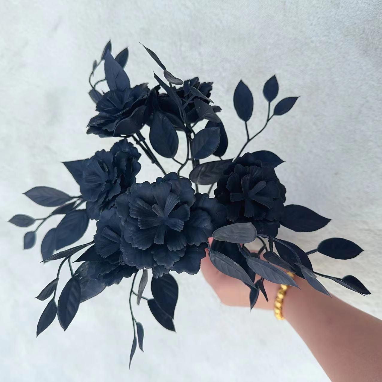 Black Halloween Artificial Flo - Home Decor Event 评论和价格