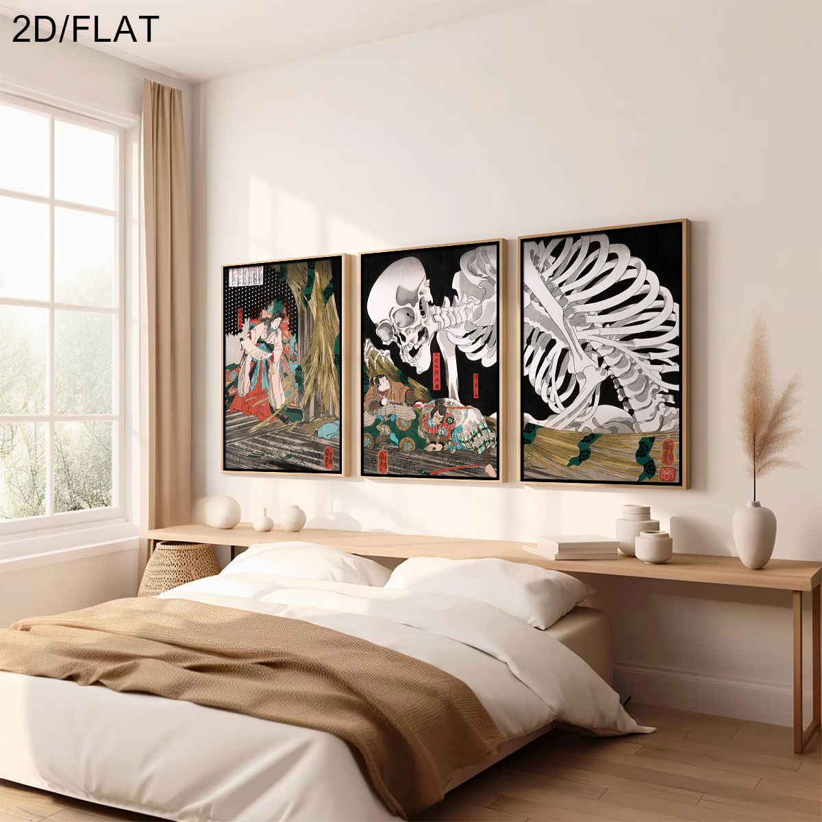 3pcs Retro Japanese Takiyasha  - Home Decor Japandi 评论和价格