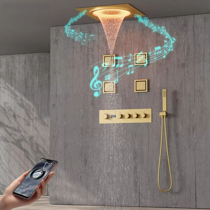Smart LED Shower Set Bathroom  - Home Decor Gift 评论和价格