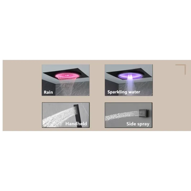 Smart LED Shower Set Bathroom  - Home Decor Gift 评论和价格