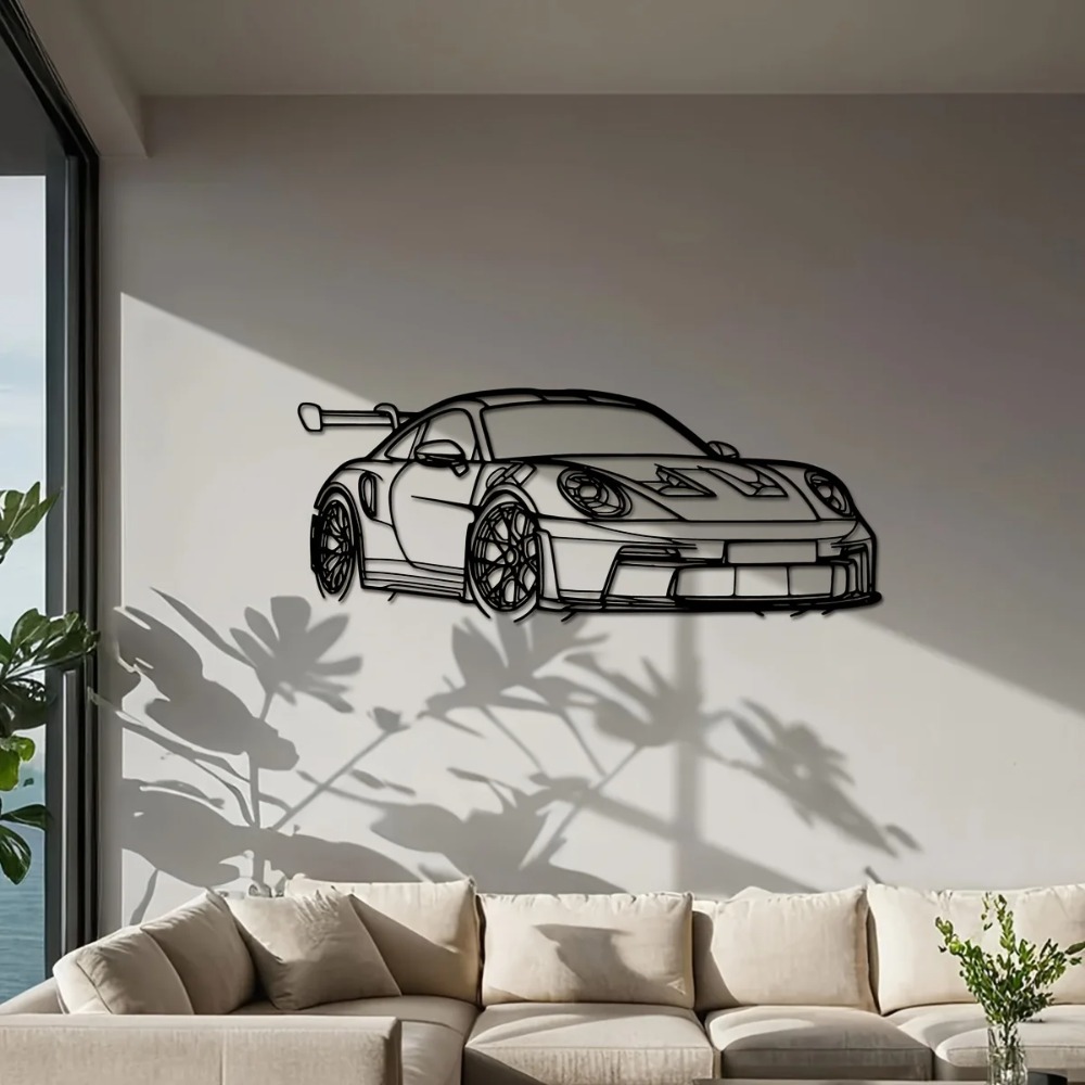 1pc Supercar Metal Wall Art -  - Home Decor Enthusiast 评论和价格