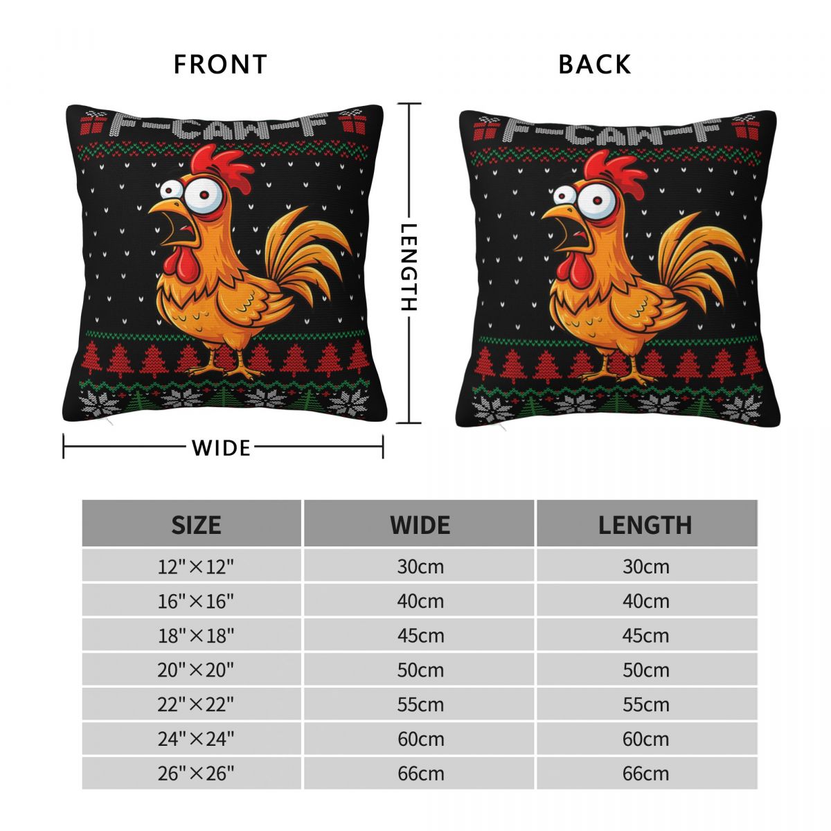 F-Caw-F Funny Chicken Humor Qu - Home Decor Quotes Ideas 评论和价格