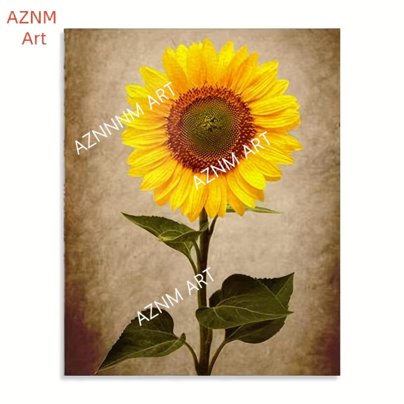 1/3PCS Deco Sunflower Canvas W - Home Decor Minimalist Style 评论和价格