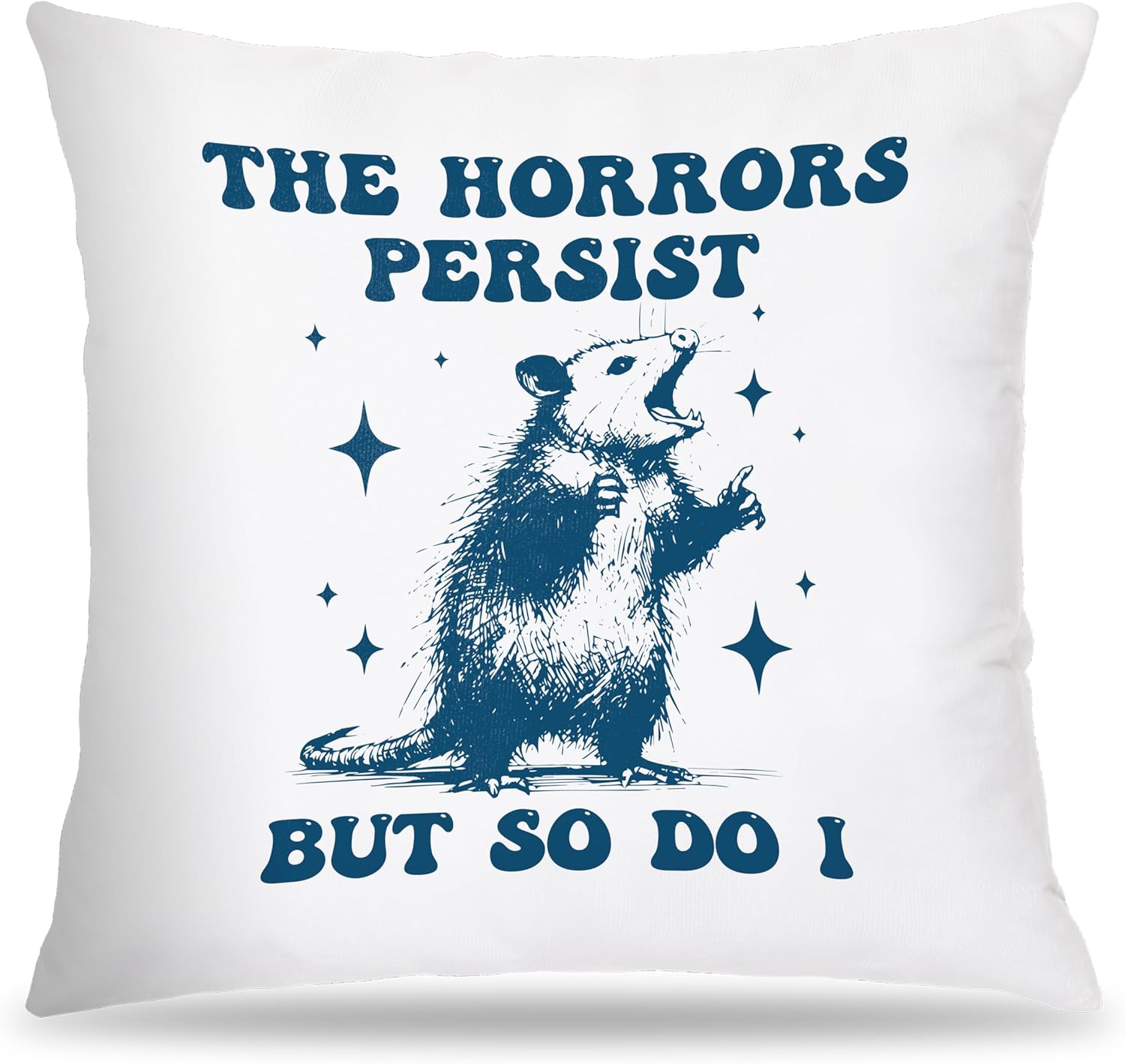 Opossum Pillowcase, The Horror - Home Decor Quotes Ideas 评论和价格