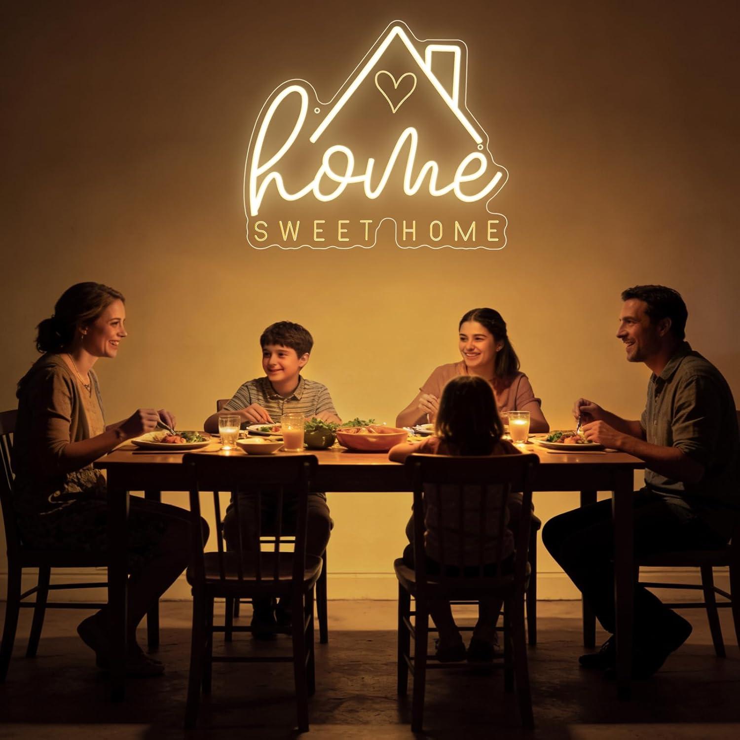 Sweet Home Neon Sign USB Dimma - Home Decor Gift 评论和价格