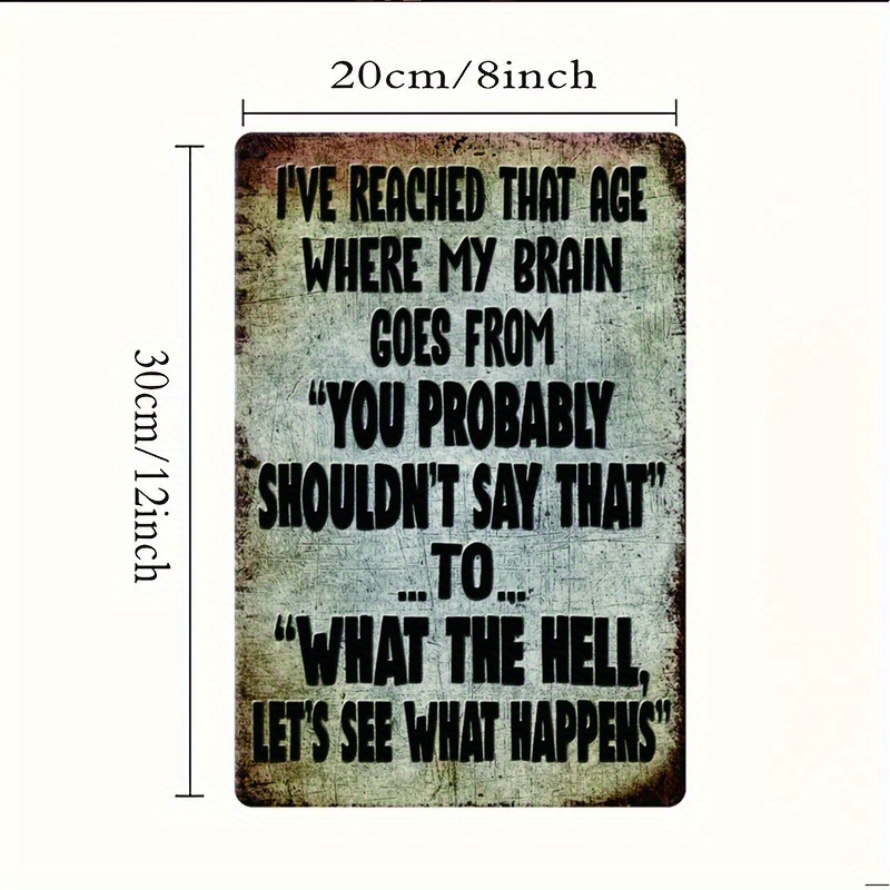 Funny Sarcastic Quote, Rustic  - Home Decor Quotes Ideas 评论和价格