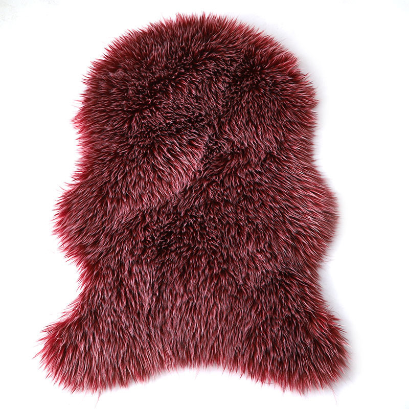 Soft Fur Artificial Sheepskin  - Cowhide Rug Faux 评论和价格