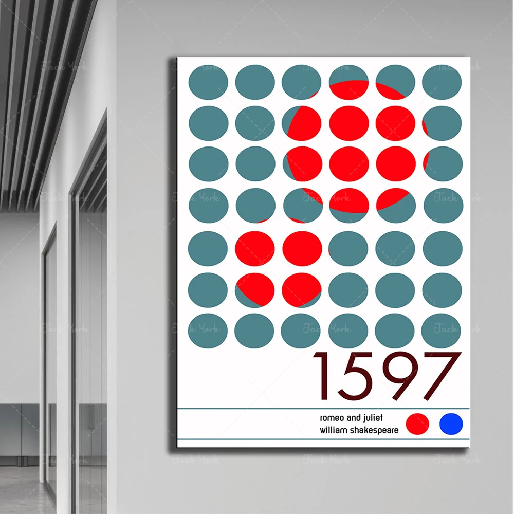 Bauhaus Inspired Shakespeare Q - Home Decor Quotes Ideas 评论和价格
