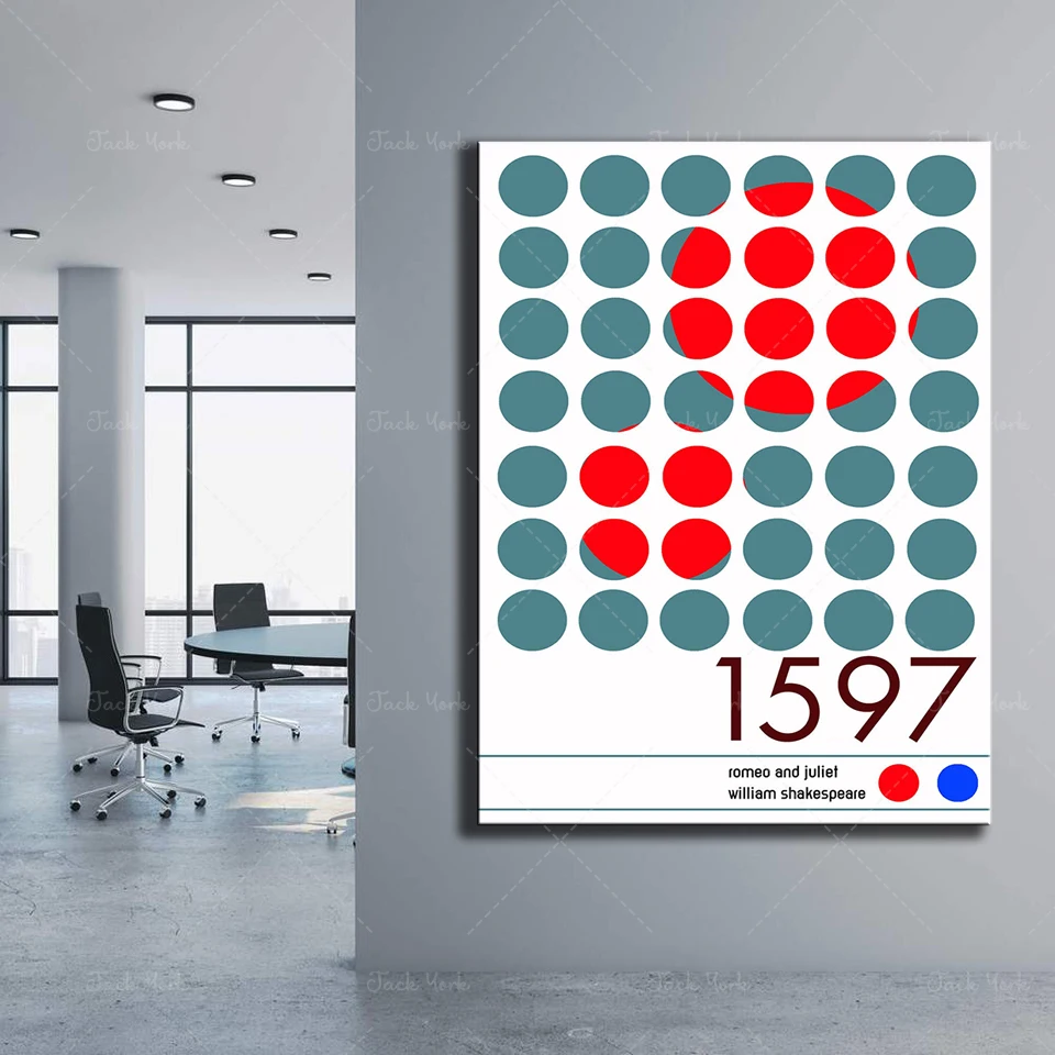 Bauhaus Inspired Shakespeare Q - Home Decor Quotes Ideas 评论和价格