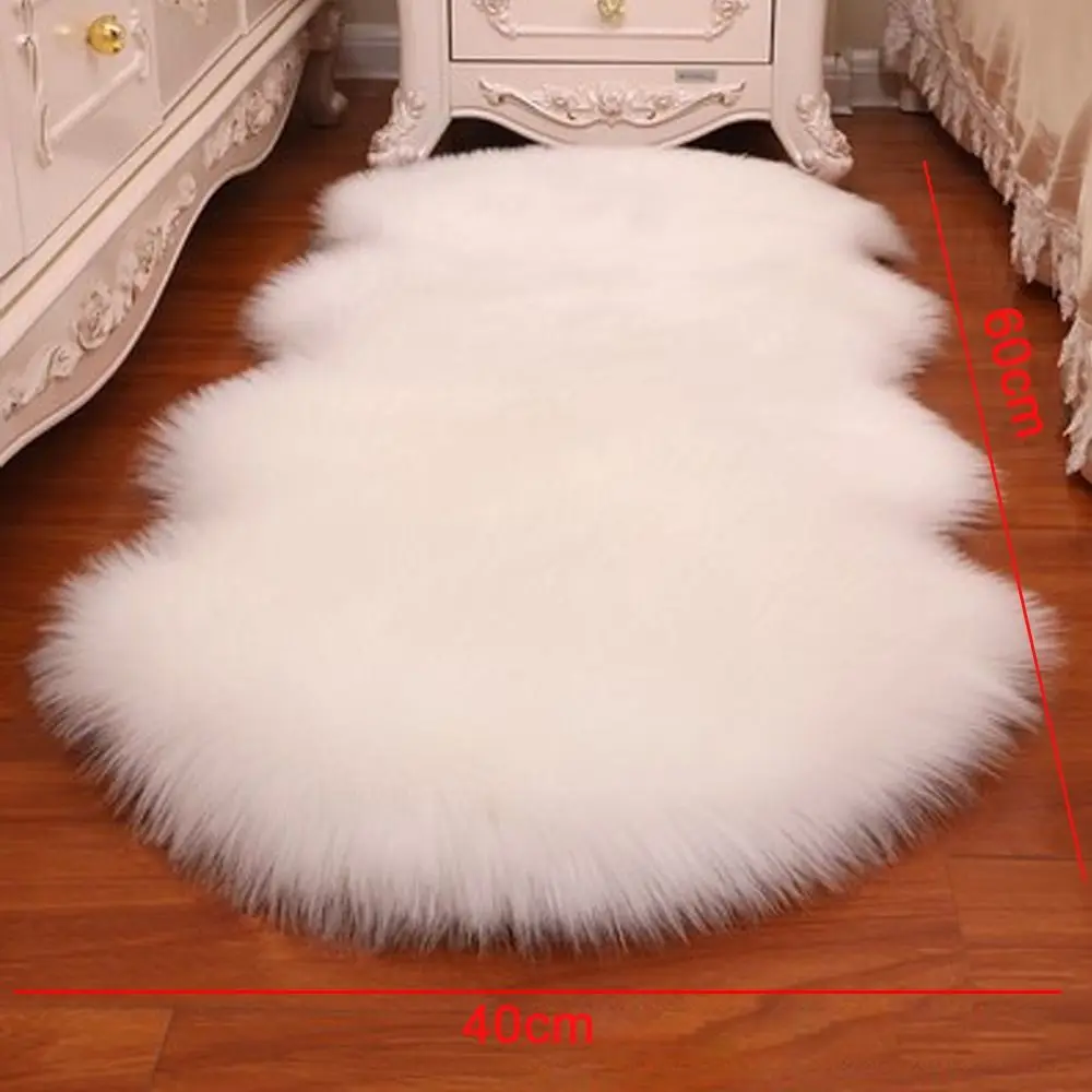Artificial Sheepskin Long Hair - Cowhide Rug Faux 评论和价格