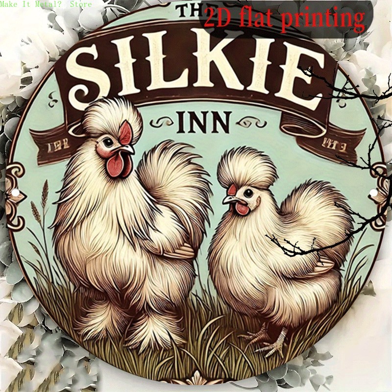 Vintage The Silkie Inn Round T - Home Decor Theme 评论和价格