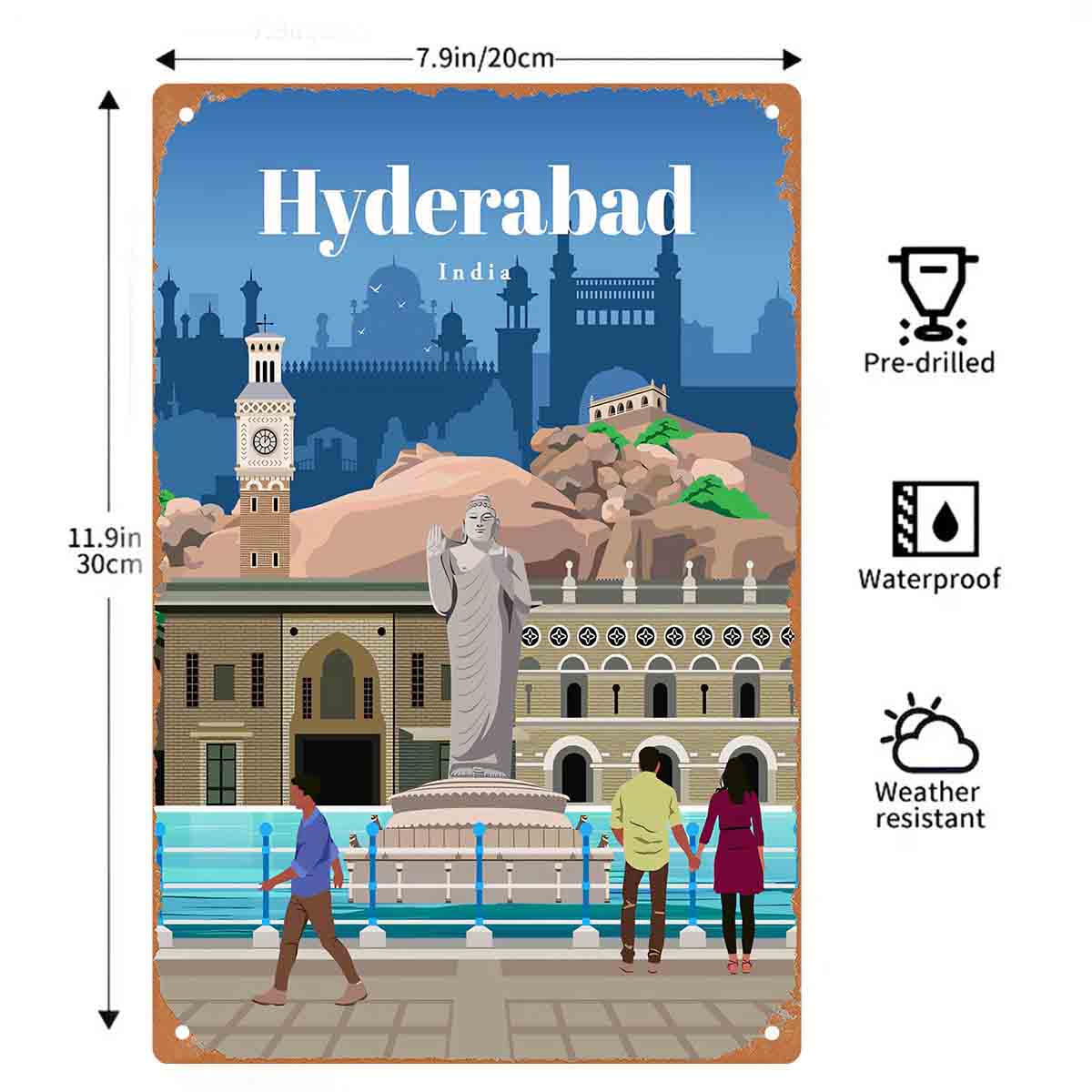 2D FLAT 1pc Hyderabad India Ci - Home Decor Hyderabad 评论和价格