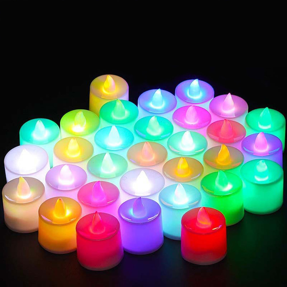 12pcs Mini LED Candle Lights,  - Home Decor White 评论和价格