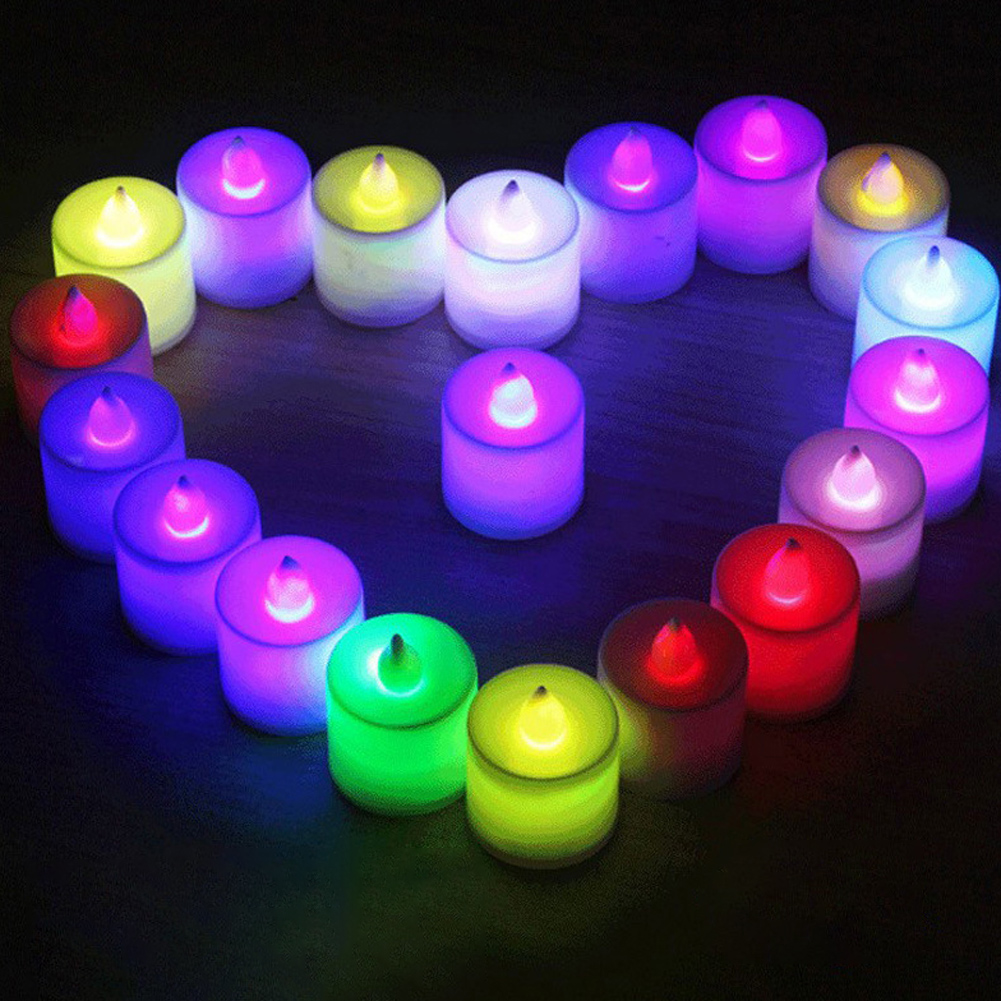 12pcs Mini LED Candle Lights,  - Home Decor White 评论和价格