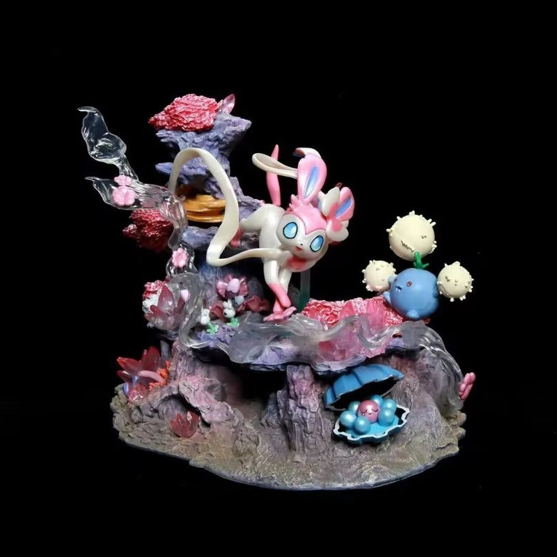 Gk Figure Sylveon Shroomish Cl - Home Decor Resin 评论和价格