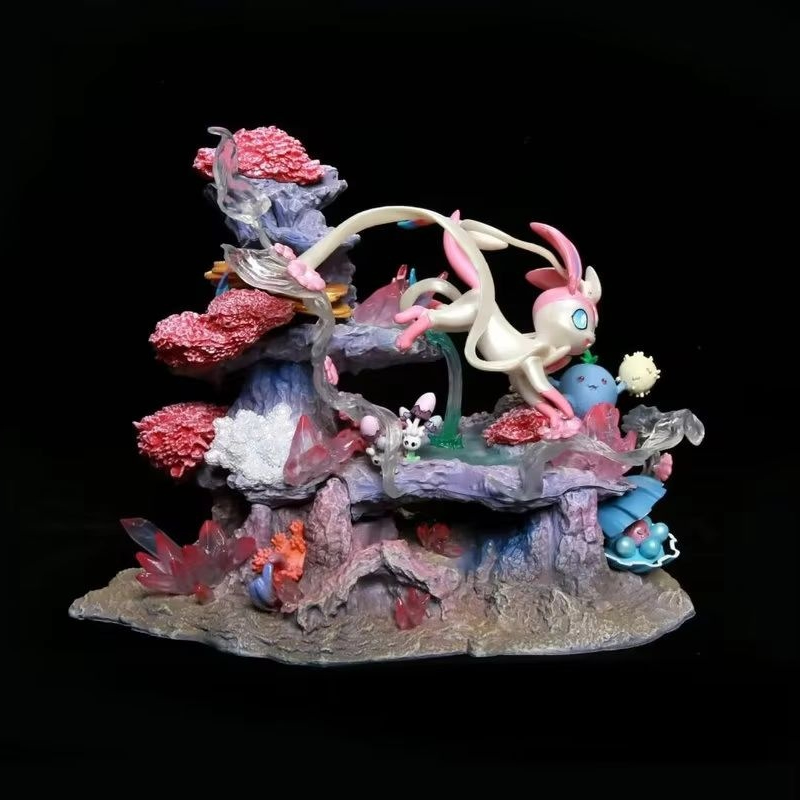 Gk Figure Sylveon Shroomish Cl - Home Decor Resin 评论和价格