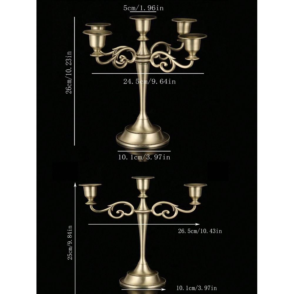 1pc Alloy Candelabra Metal 5Ar - Home Decor Event 评论和价格