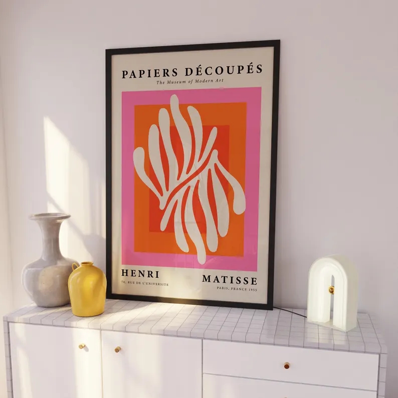 3pcsModern Orange  Bauhaus And - Home Decor On Wall 评论和价格
