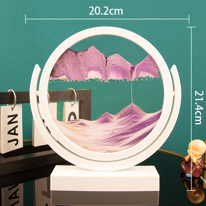 3D Hourglass Dynamic Glass Hou - Sand Art Picture 评论和价格