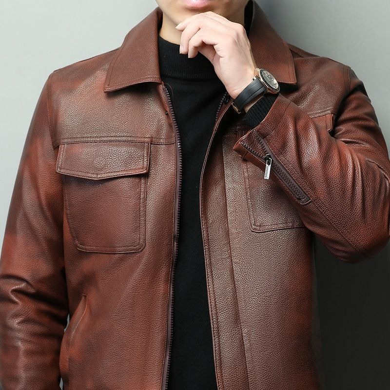 Vintage Brown Cowhide Leather  - Cowhide Rug Faux 评论和价格