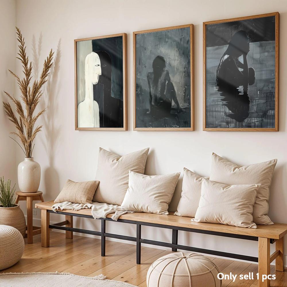 Dark Paintings Art Design Post - Home Decor Design Ideas 评论和价格