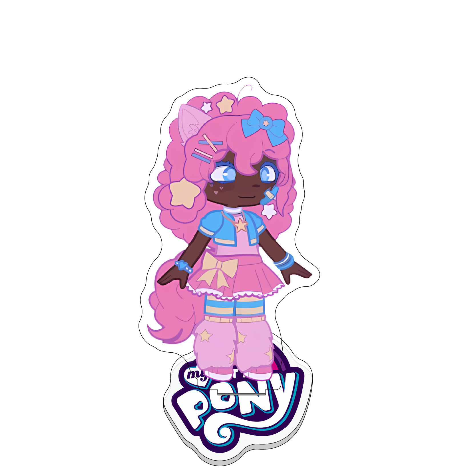 Cute Pony Fantasy Acrylic Stan - Home Decor Resin 评论和价格
