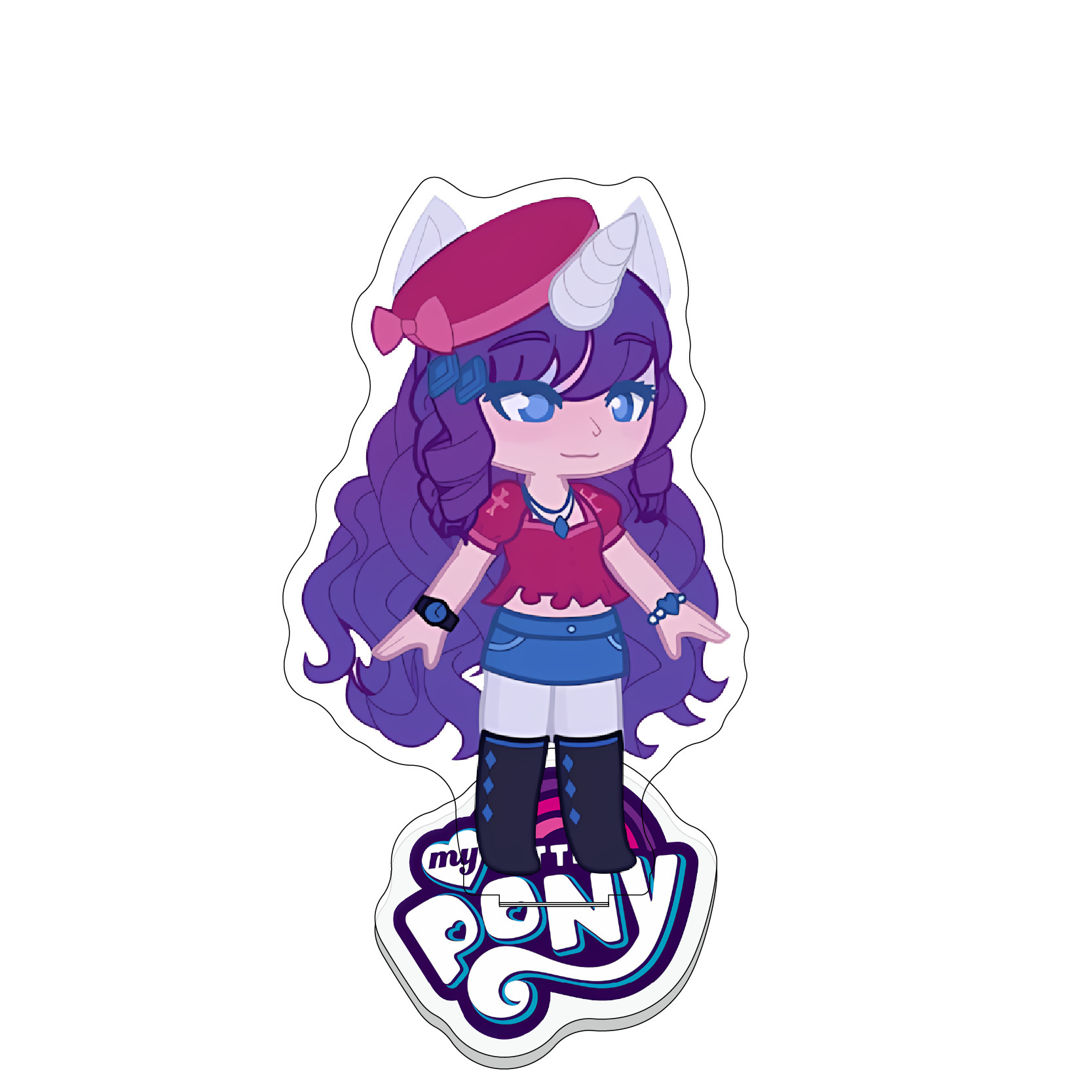 Cute Pony Fantasy Acrylic Stan - Home Decor Resin 评论和价格