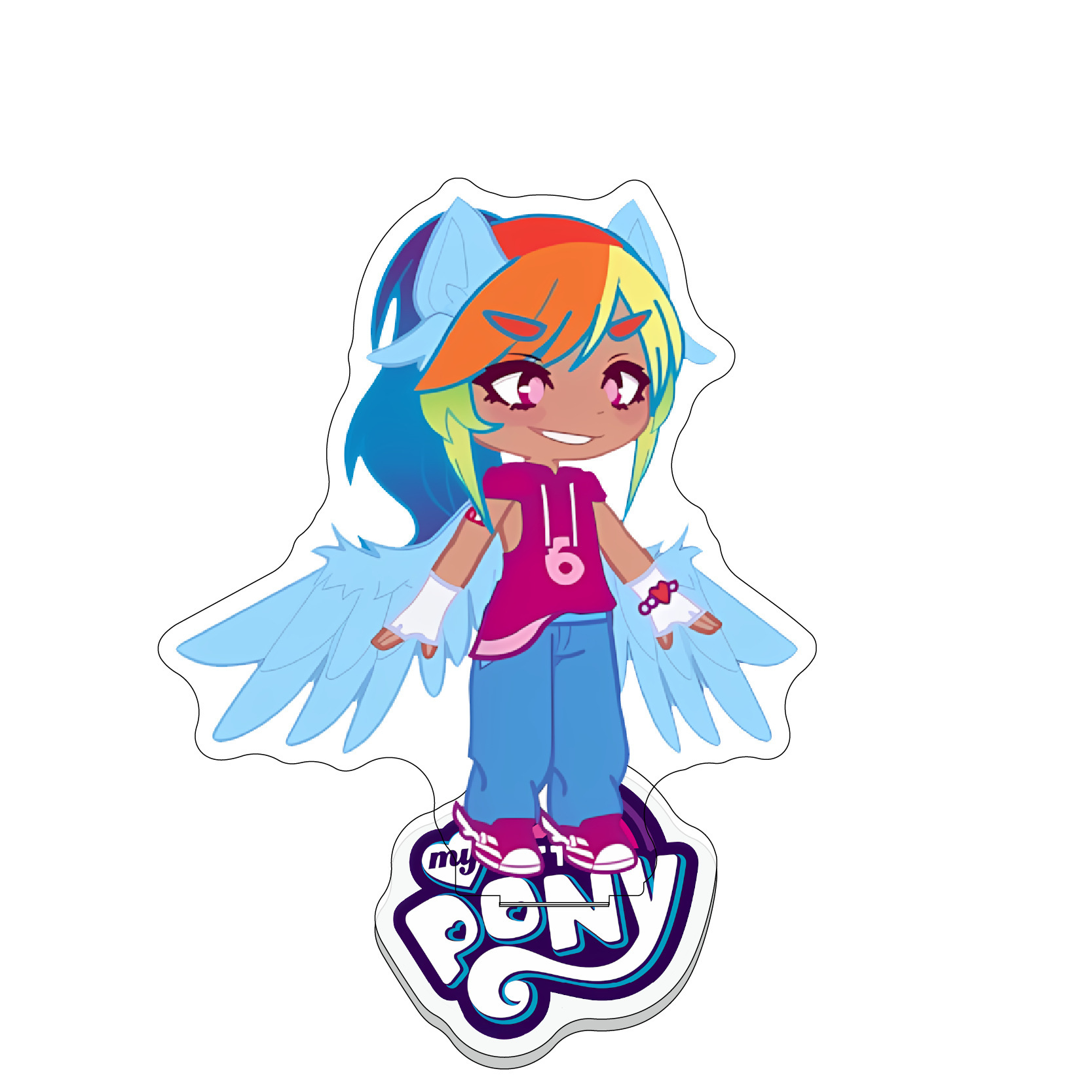 Cute Pony Fantasy Acrylic Stan - Home Decor Resin 评论和价格