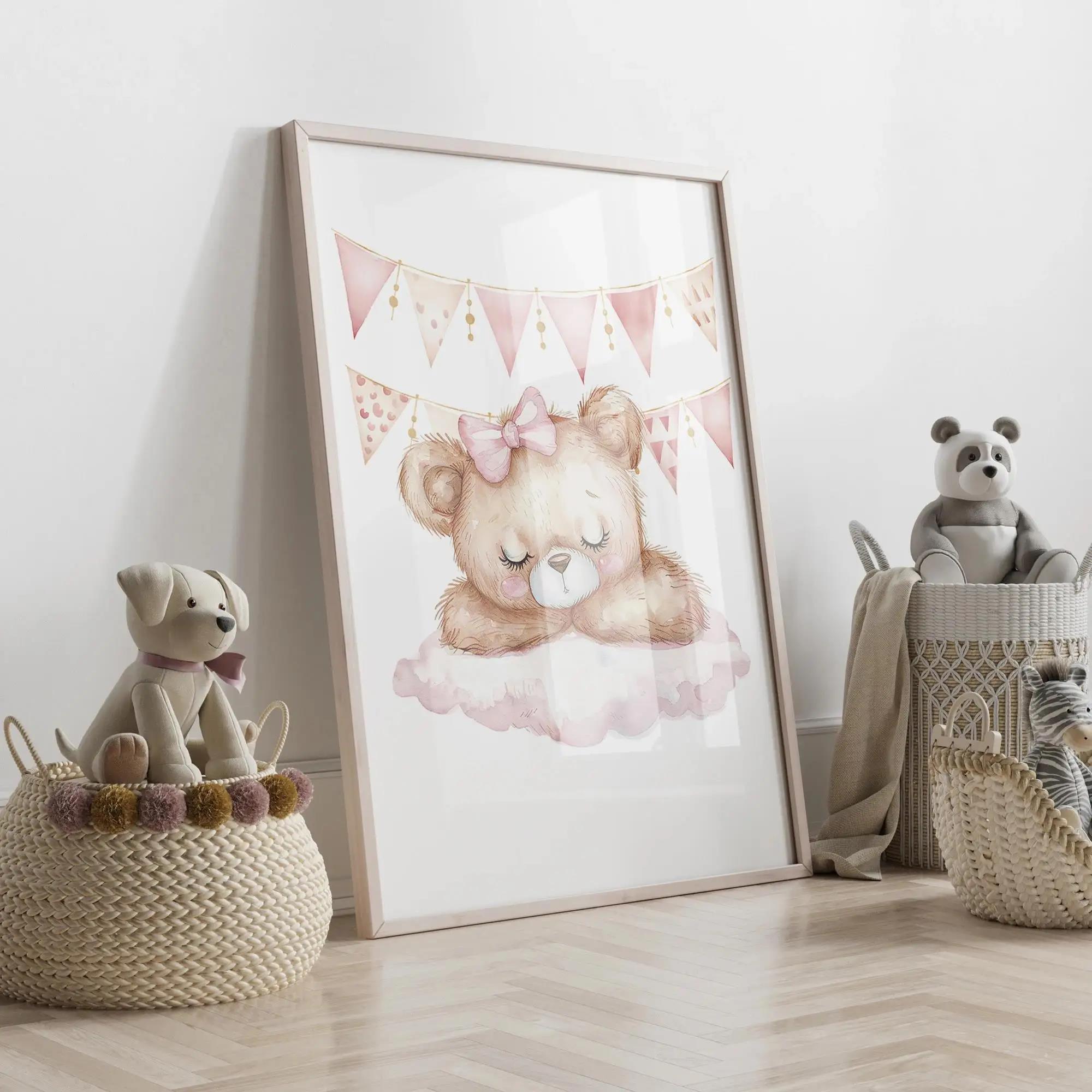 Pink Dream Bear Carousel Tent  - Home Decor On Wall 评论和价格