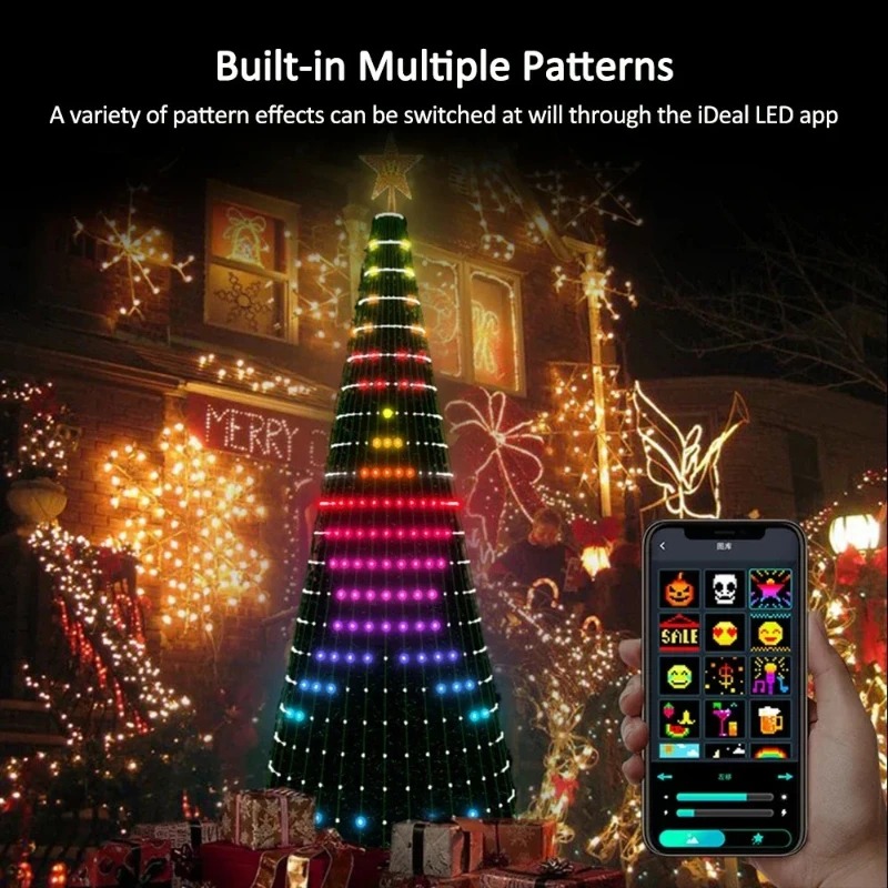 Christmas Star Tree Lights RGB - Home Decor Lighting 评论和价格
