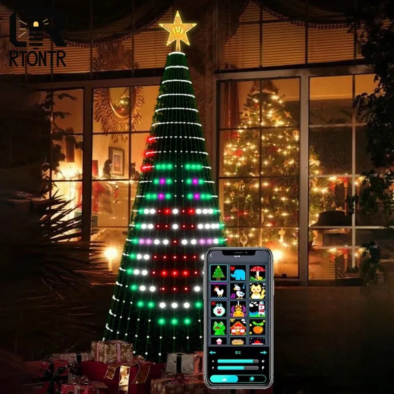 Christmas Star Tree Lights RGB - Home Decor Lighting 评论和价格