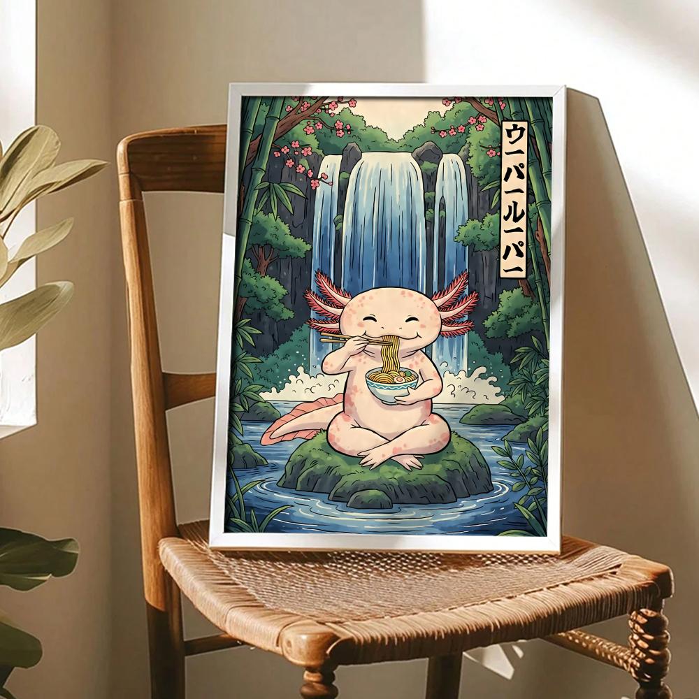 Ramen Axolotls Art Design Post - Home Decor Design Ideas 评论和价格