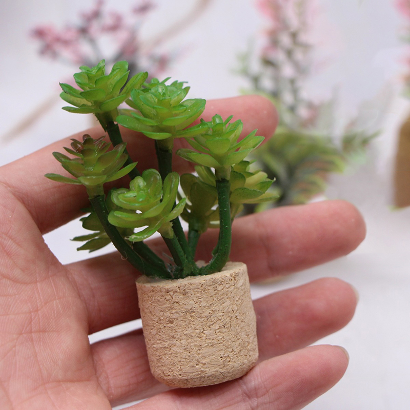 1:12 Dollhouse Simulation Flow - Home Decor Green 评论和价格