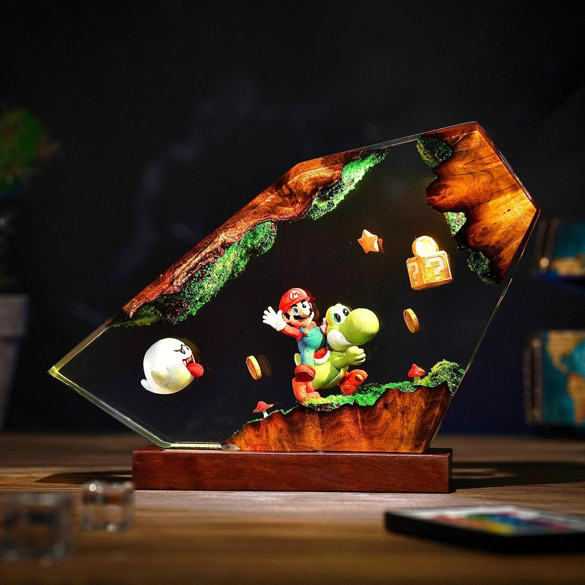 Table Resin Lamp Cartoon Anime - Home Decor Resin 评论和价格