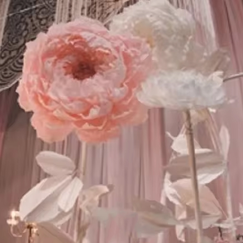 Handmade Paper Flower Peony fo - Home Decor Event 评论和价格