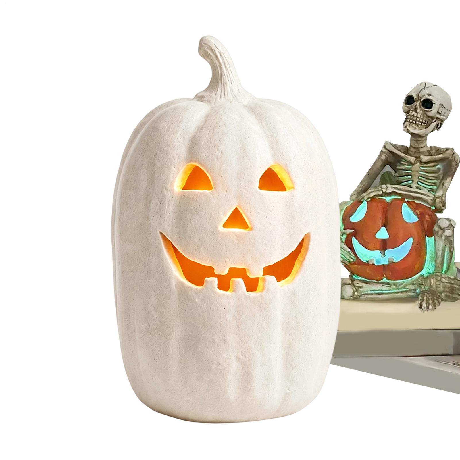 Halloween Pumpkins Crafts Resi - Home Decor Resin 评论和价格