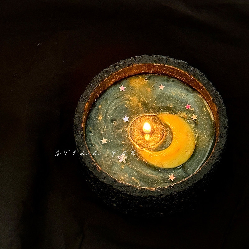 Melting Moon Scented Candle Ha - Home Decor Aesthetic 评论和价格