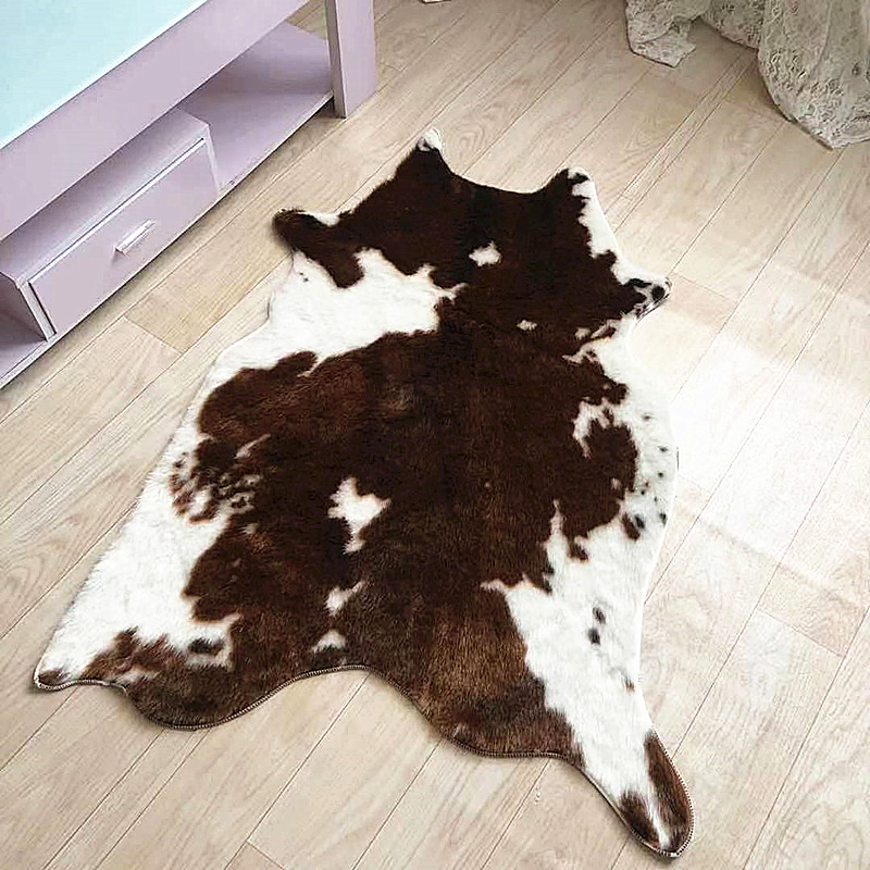 Tiger Printed Rug Cow Leopard  - Cowhide Rug Faux 评论和价格