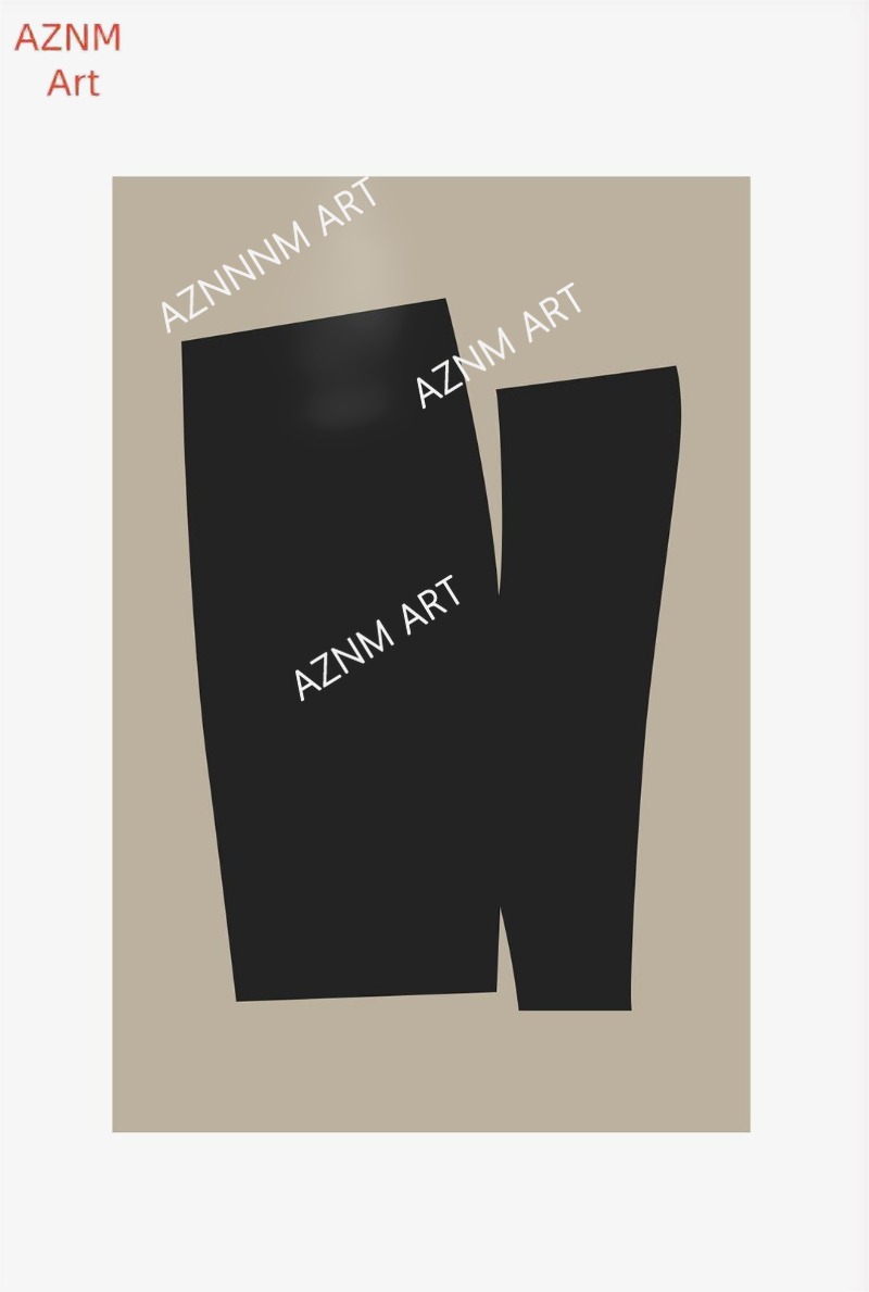 Nordic Bohemian Line Art Black - Home Decor Japandi 评论和价格