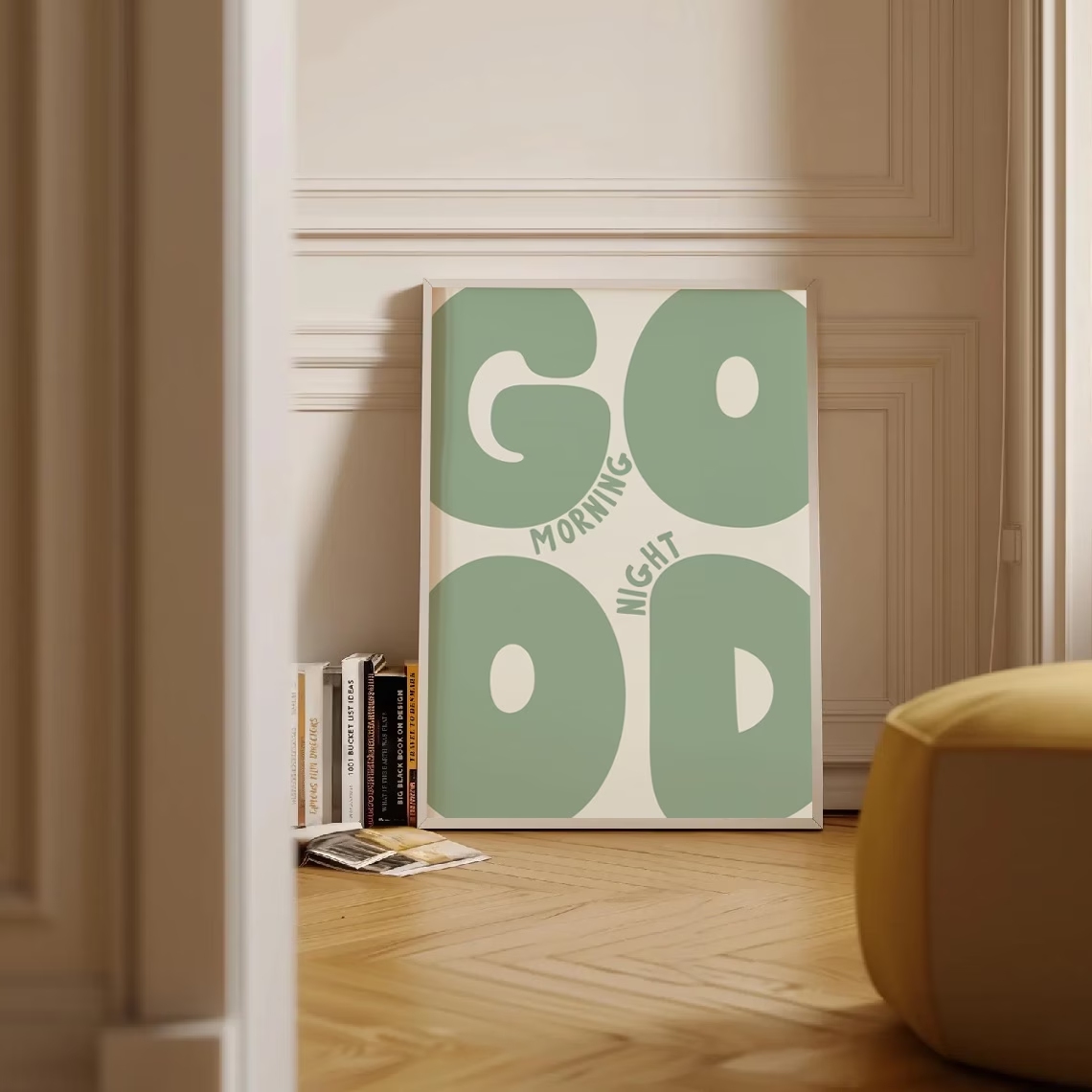 Modern Green Good Morning Good - Home Decor Green 评论和价格