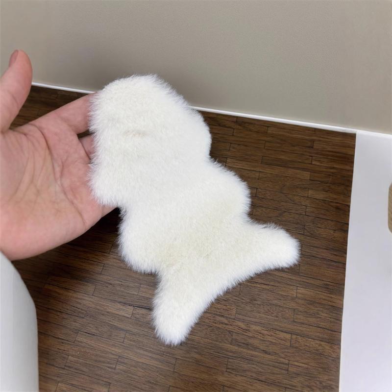 1/12 Dollhouse Imitation Sheep - Cowhide Rug Faux 评论和价格