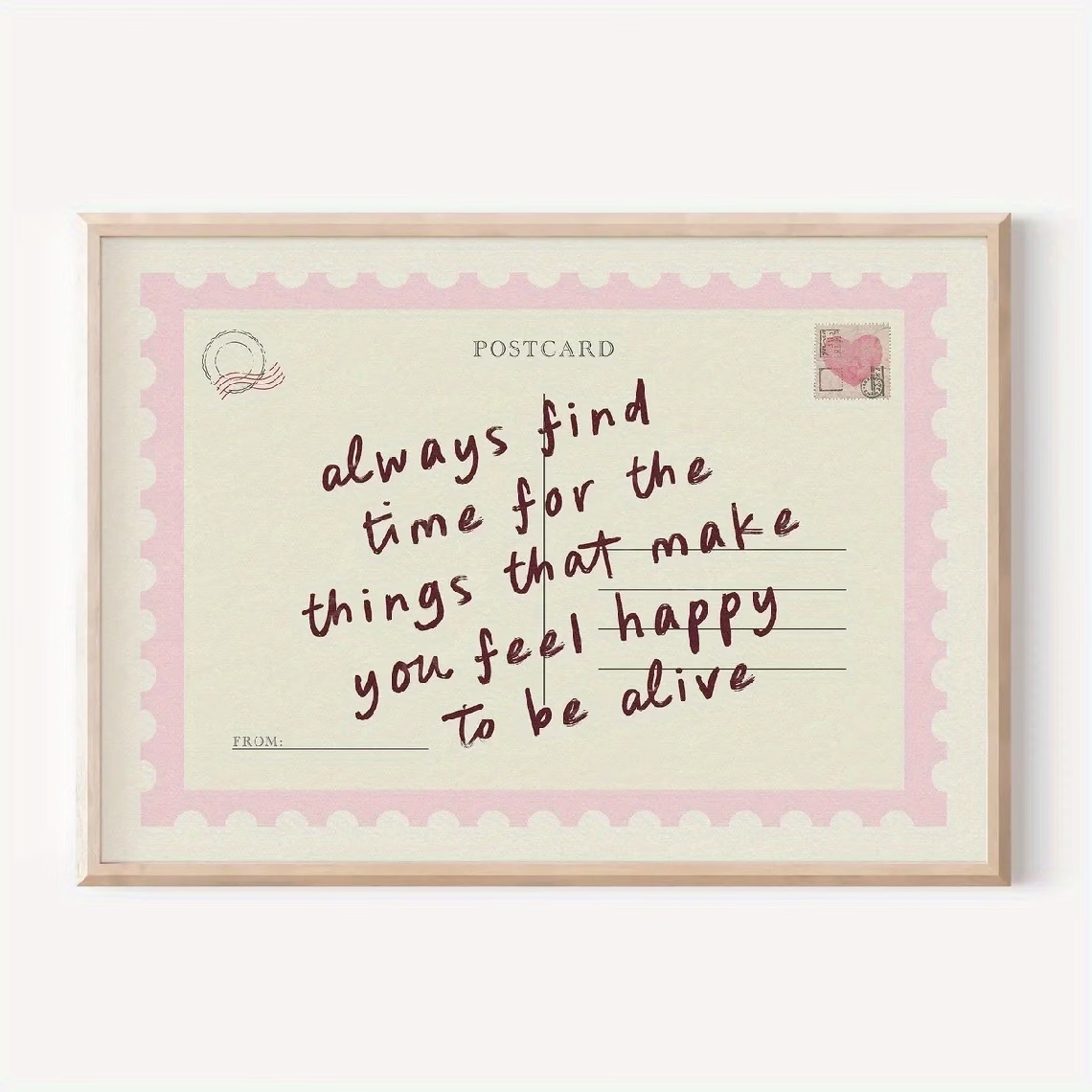 Retro Postcards That Encourage - Home Decor On Wall 评论和价格