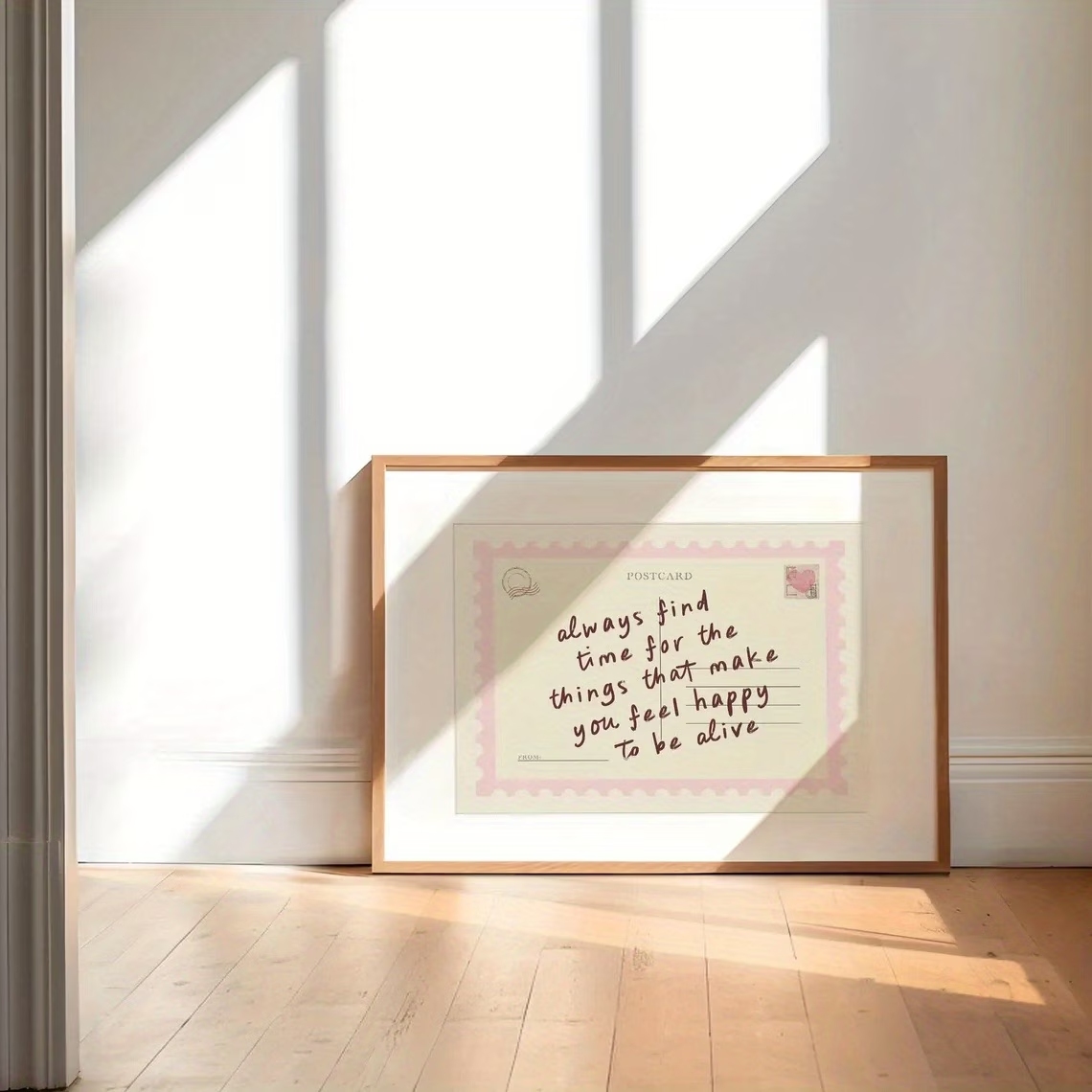 Retro Postcards That Encourage - Home Decor On Wall 评论和价格